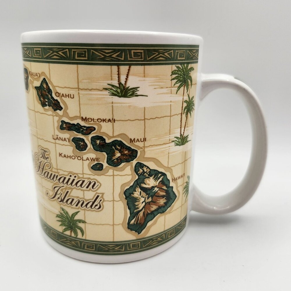 ABC Stores Hawaiian Islands Map Coffee Mug 12oz